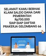 Saldo Dana Gratis Dari Pemerintah Prakerja 2024